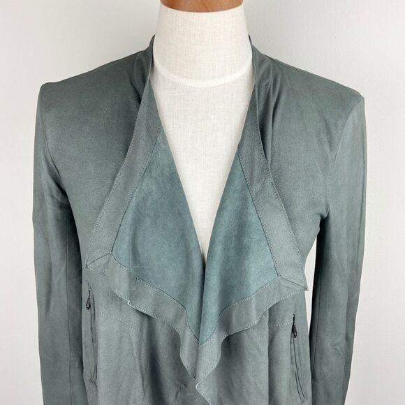 Cupcakes & Cashmere Leather Suede Moto Jacket - Picture 3 of 7